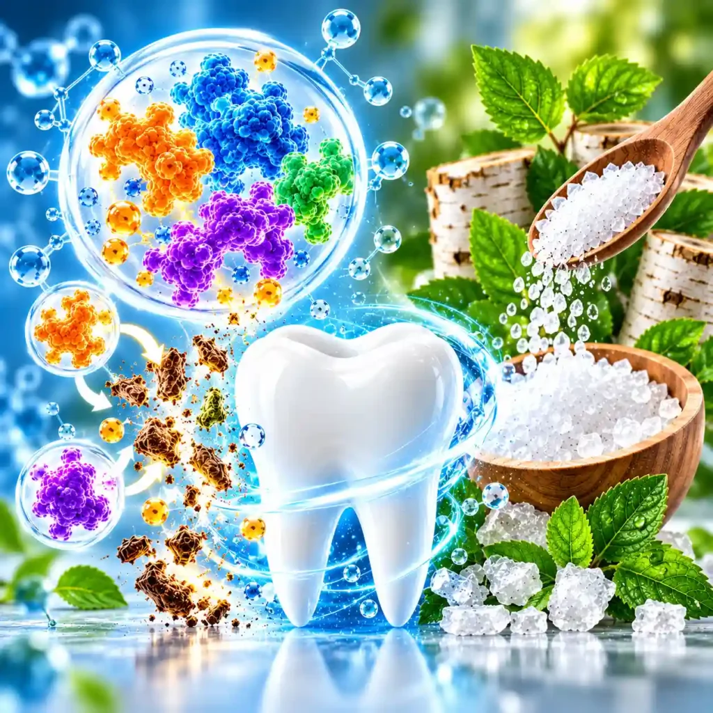 Enzyme Freshness Around a Pristine Tooth